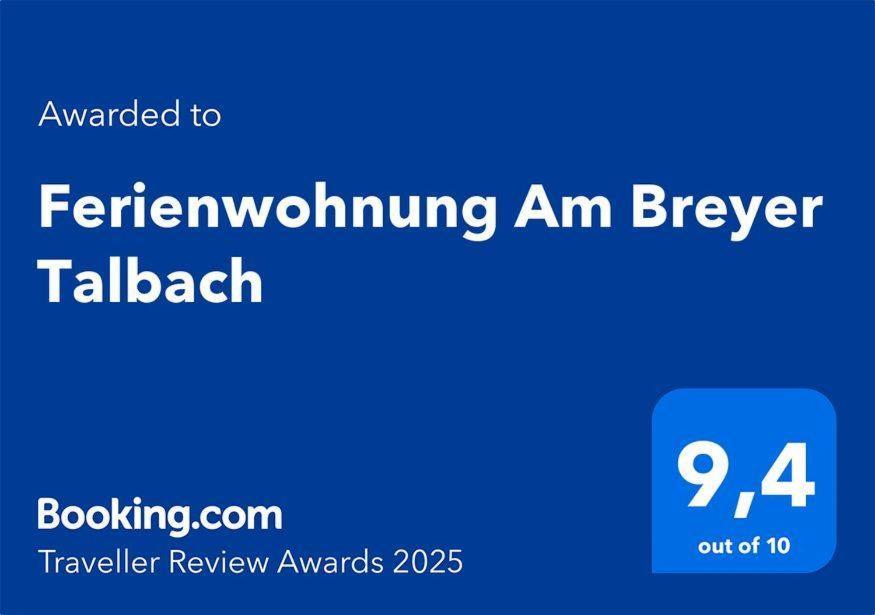 Ferienwohnung Am Breyer Talbach Buitenkant foto